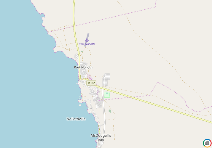 Map location of Port Nolloth
